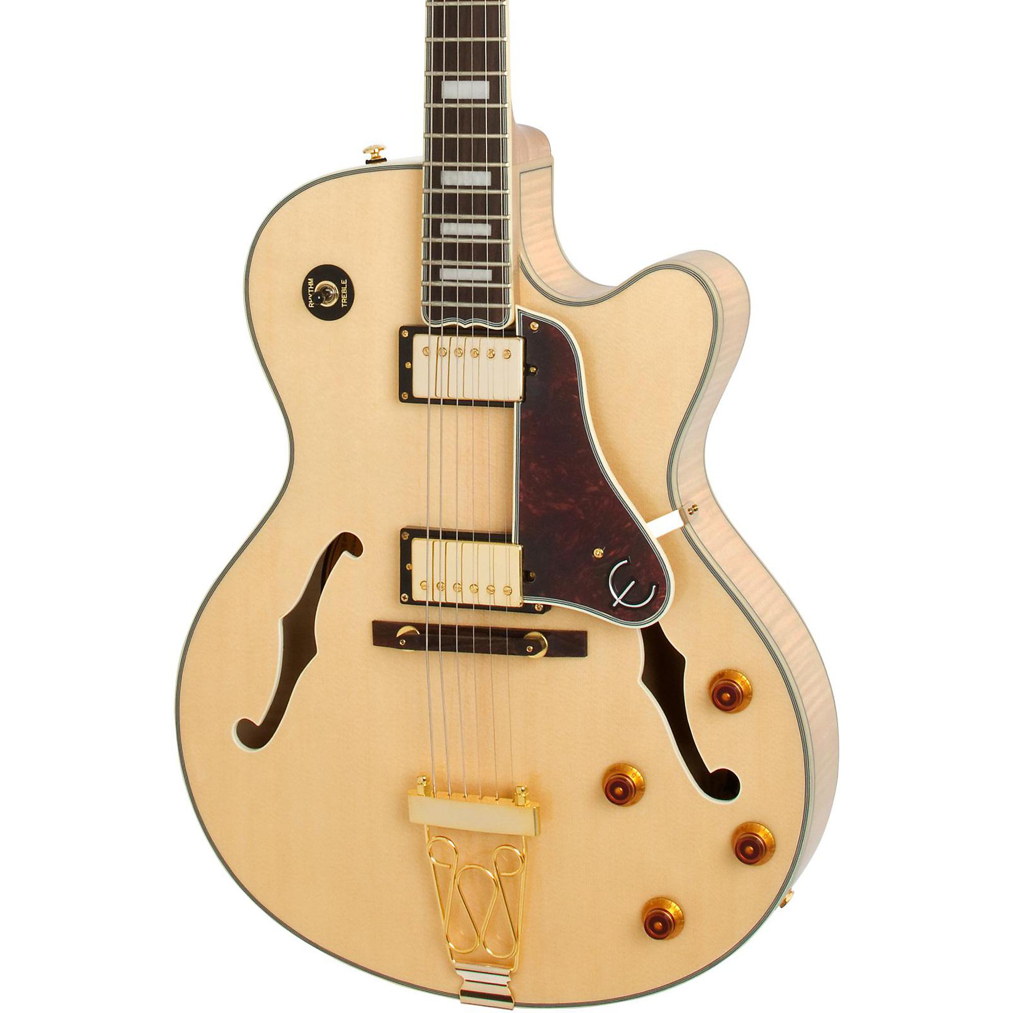 Open Box Epiphone Joe Pass Emperor II Electric Guitar Natural