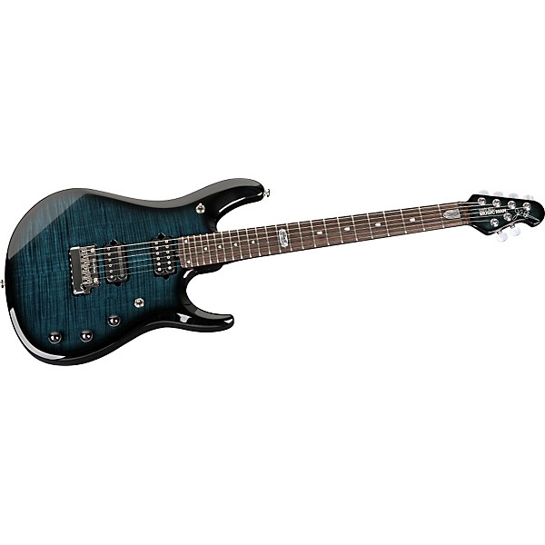 Ernie Ball Music Man Ball Family Reserve John Petrucci 6 Electric Guitar Bahama Blue Burst Quilted Maple