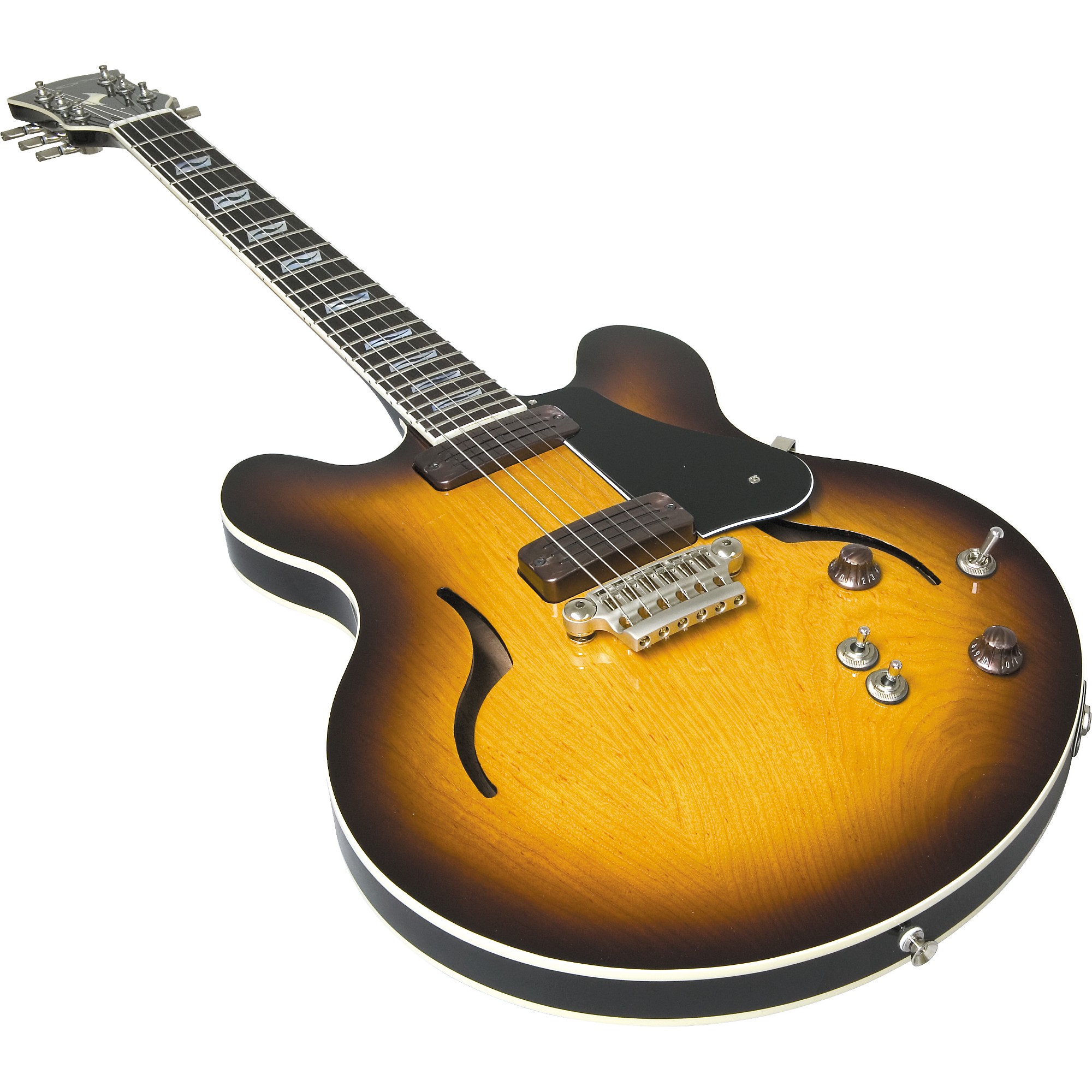 VOX Virage Double-Cut Semi-Hollowbody Electric Guitar Vintage
