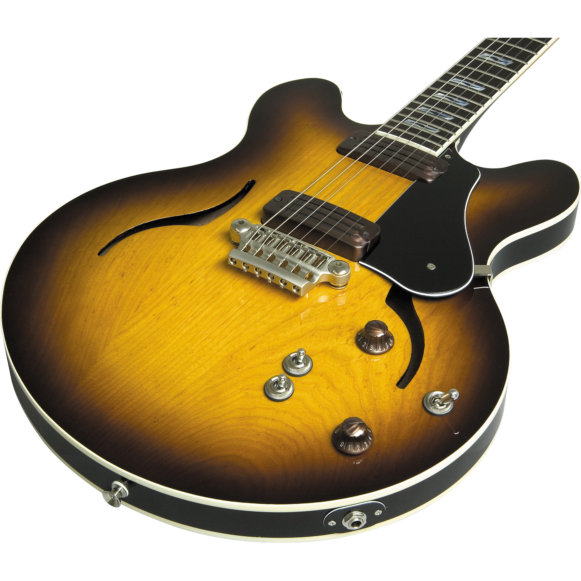 VOX Virage Double-Cut Semi-Hollowbody Electric Guitar Vintage