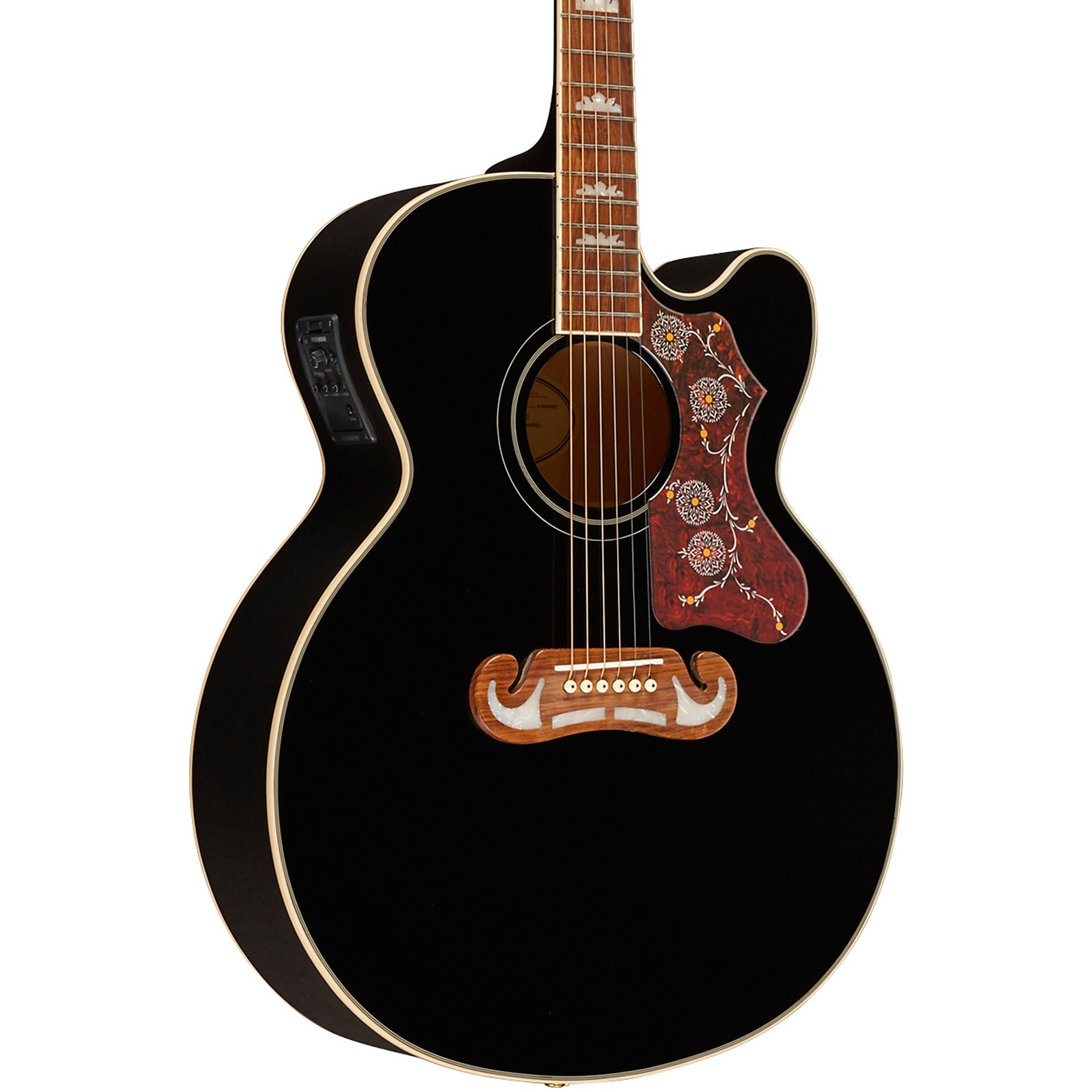Epiphone J-200 EC Studio Acoustic-Electric Guitar Black | Guitar