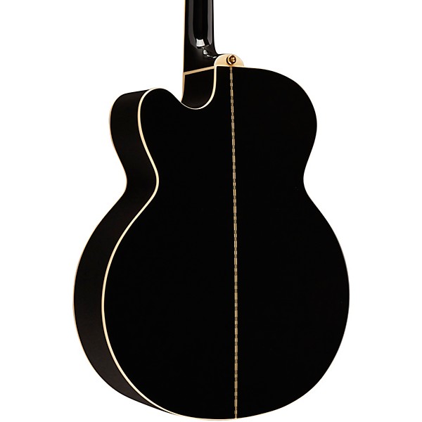 Open Box Epiphone EJ-200SCE Acoustic-Electric Guitar Level 2 Black 888366062777