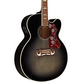 Epiphone J-200 EC Studio Acoustic-Electric Guita... Epiphone J-200 EC Studio Acoustic-Electric Guitar Transparent Ebony Burst