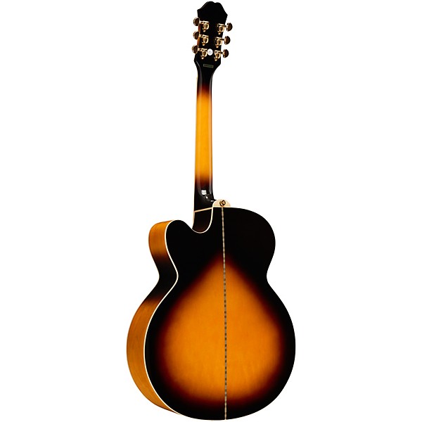 Open Box Epiphone EJ-200SCE Acoustic-Electric Guitar Level 2 Vintage Sunburst 190839247582