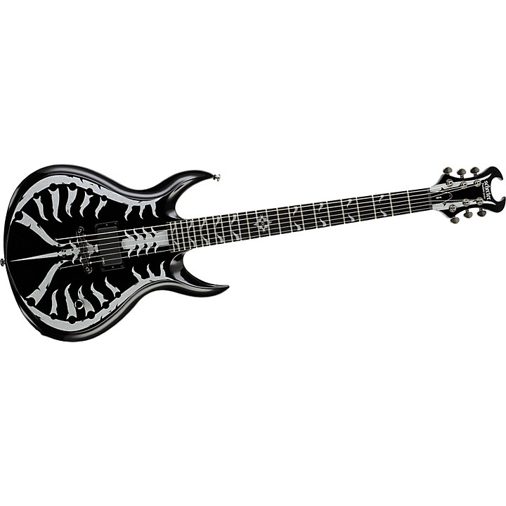 schecter devil guitar