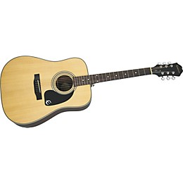 Restock Epiphone DR-90S Solid Top Acoustic Player Pack Natural Chrome Hardware