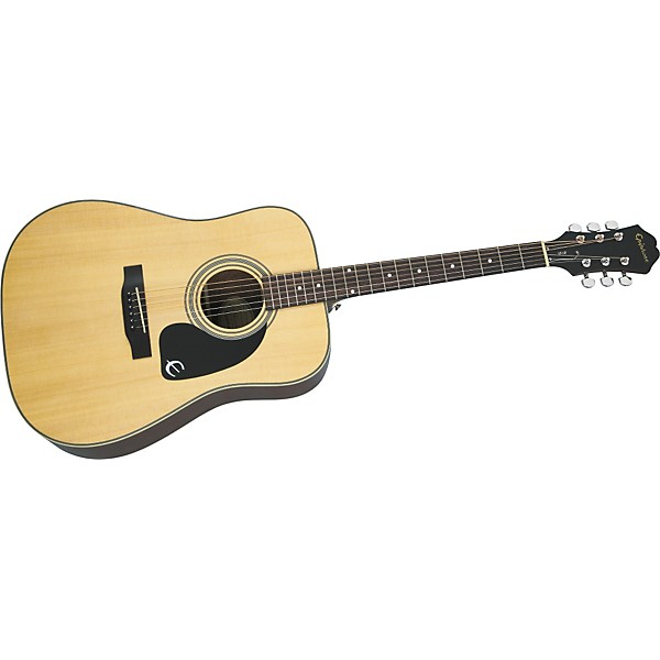 Restock Epiphone DR-90S Solid Top Acoustic Player Pack Natural Chrome Hardware