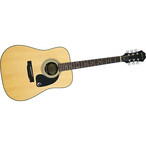 Restock Epiphone DR-90S Solid Top Acoustic Player Pack Natural Chrome Hardware