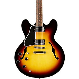 Gibson ES-335 Dot Left-Handed Electric Guitar with Gloss Finish Vintage Sunburst Nickel Hardware