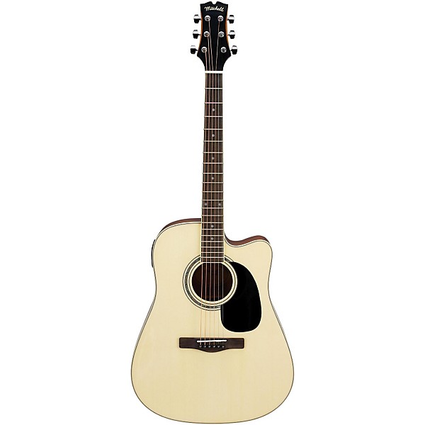 Open Box Mitchell MD100CE Dreadnought Cutaway Acoustic-Electric Guitar Level 1 Natural