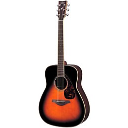 Open Box Yamaha FG730S Solid Top Acoustic Guitar Level 1 Tobacco Sunburst