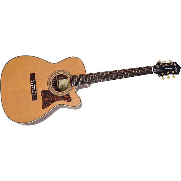 Restock Epiphone Masterbilt EF-500RCCE Fingerstyle Acoustic-Electric Guitar Gloss Finish Gold