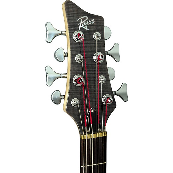 Rogue LX408 Custom 8-String Bass Transparent Black