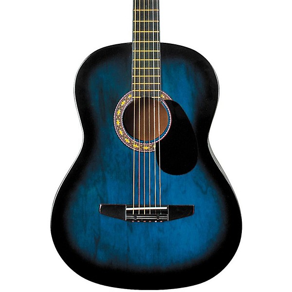 Open Box Rogue Starter Acoustic Guitar Level 2 Blue Burst 190839803405