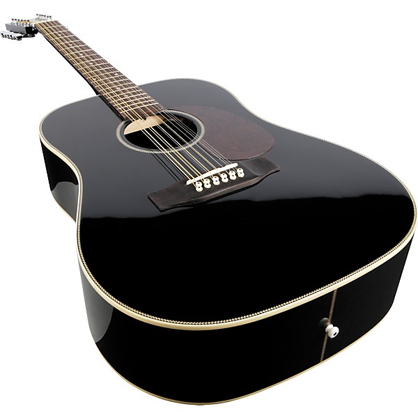 【南】ASTURIAS Herringbone concert BLACK Rogue Herringbone 12-String Acoustic Guitar Black | Guitar Center