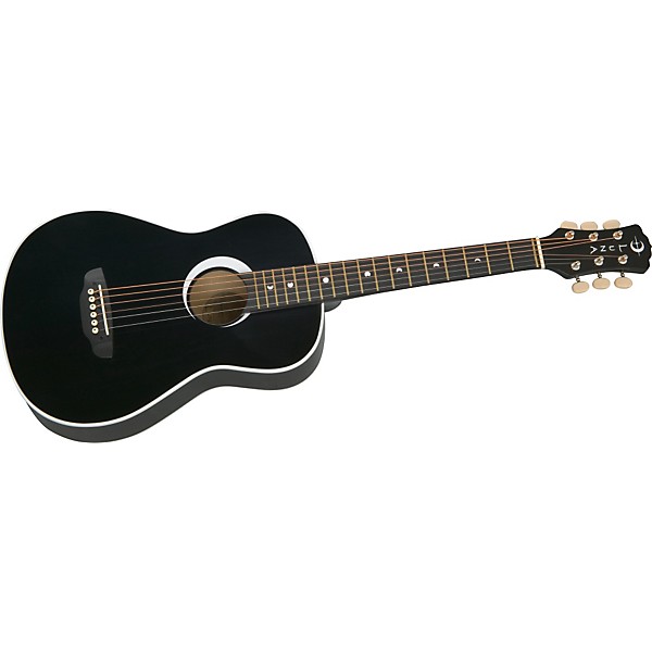 Luna Aurora Series Imagine Mini Acoustic Guitar Black | Guitar Center