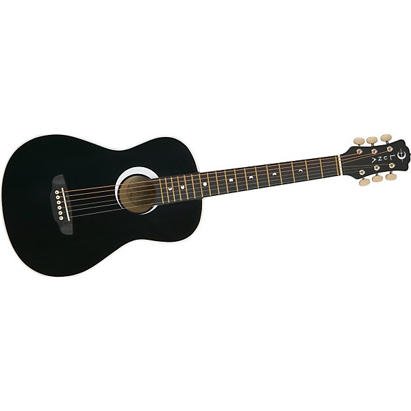 Luna Aurora Series Imagine Mini Acoustic Guitar Black | Guitar Center