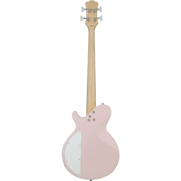 Luna Pandora Series Electric Bass Guitar Innocent Blush