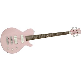Luna Pandora Series Electric Bass Guitar Innocent Blush