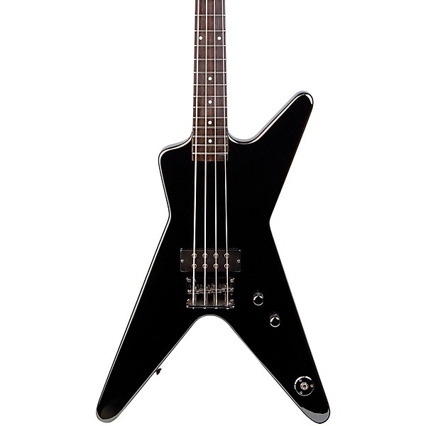 Open Box Dean ML Metalman 4-String Bass Guitar Level 2 Black 194744701375