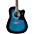 Ibanez V70CE Dreadnought Acoustic-Electric Guitar Black Ibanez V70CE Dreadnought Acoustic-Electric Guitar Transparent Blue