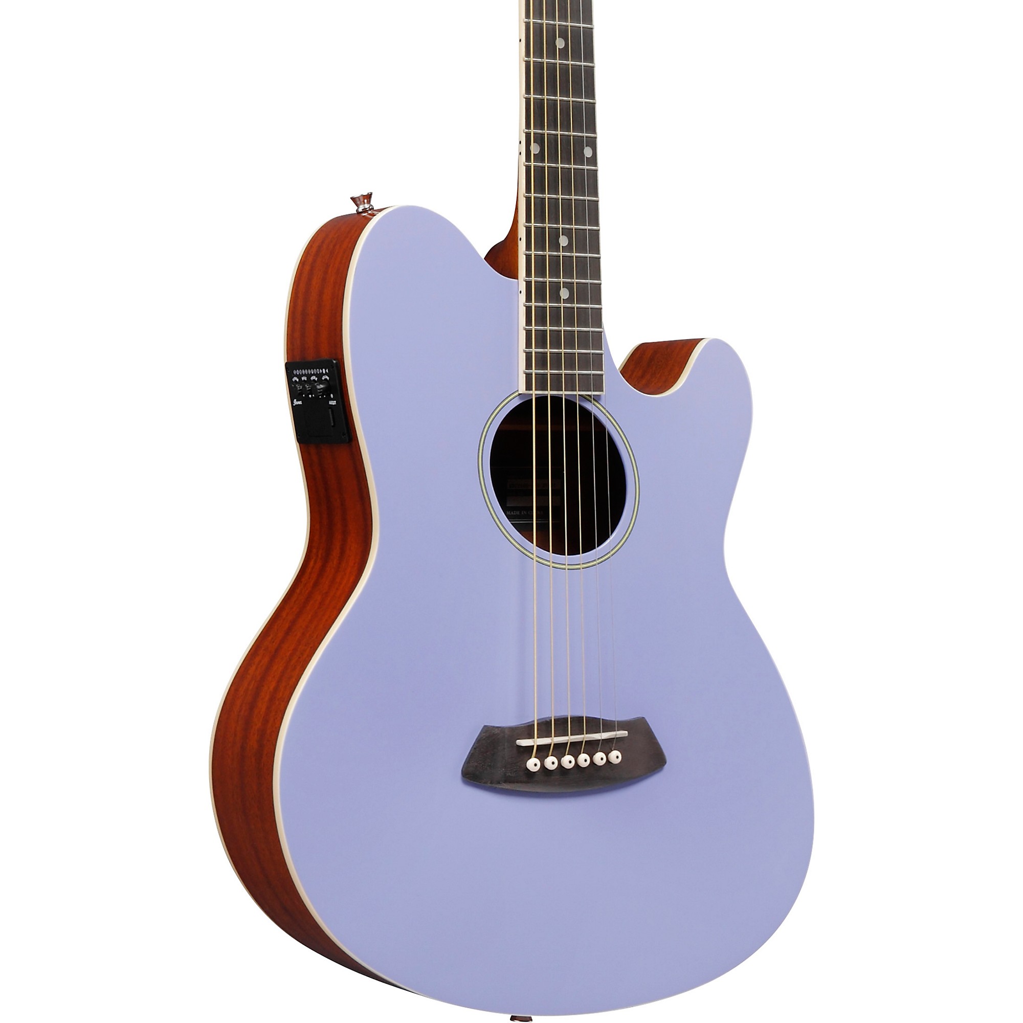 Ibanez TCY10E Talman Acoustic-Electric Guitar Popsicle Purple
