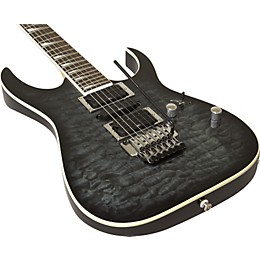 Ibanez RG4EXQM1 Quilted Maple Top Electric Guitar Transparent Gray Burst