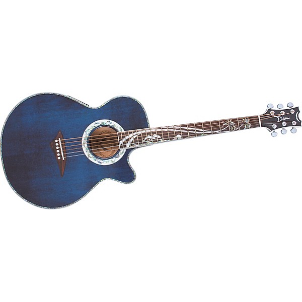 Open Box Dean Key Largo Acoustic-Electric Guitar Blue
