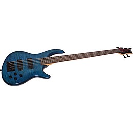 Dean Edge Q5 Quilted 5-String Bass Blue