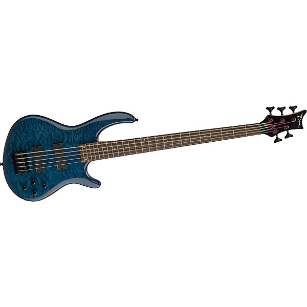 Dean Edge Q5 Quilted 5-String Bass Blue