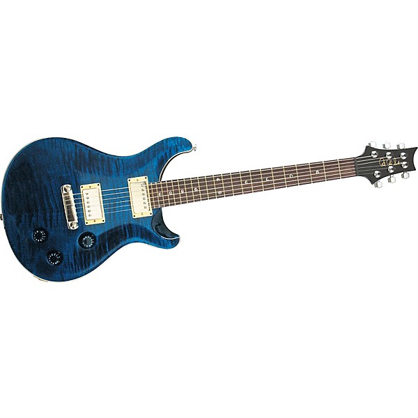 PRS Custom 22 Flamed Maple Top with Moon Inlays Stoptail Electric Guitar Whale Blue