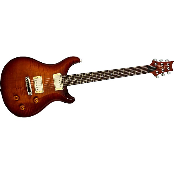 PRS Custom 22 Flamed Maple Top with Moon Inlays Stoptail Electric Guitar Violin Amber Burst