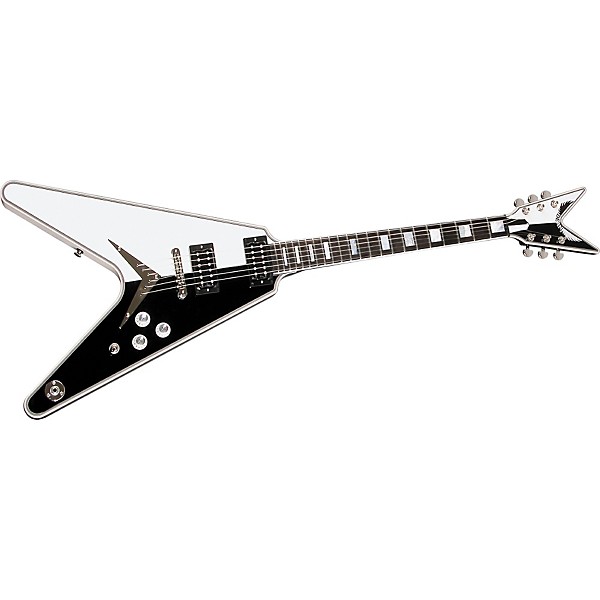 Platinum Dean Black / White | Guitar Center