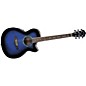 Ibanez AEG10E Cutaway Acoustic-Electric Guitar Transparent Blue Sunburst thumbnail