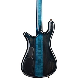 Spector USA NS-4 Black and Blue Gloss Bass Guitar Black and Blue Clear Gloss