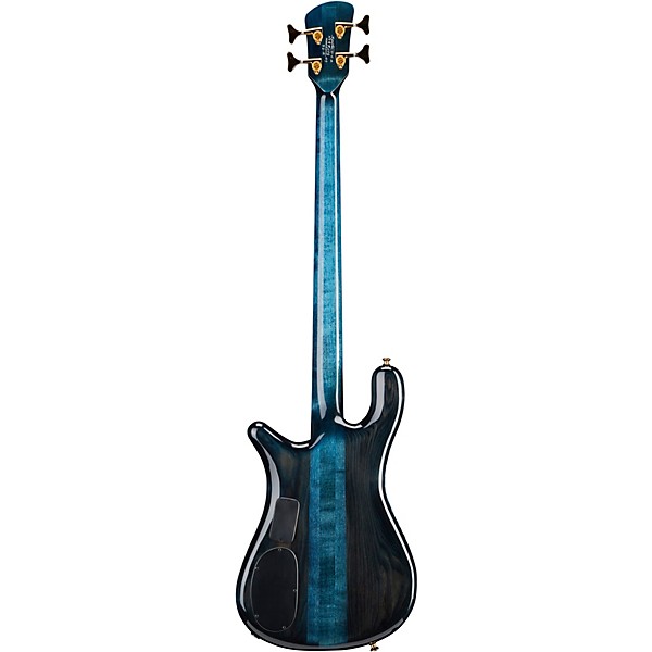 Platinum Spector USA NS-4 Black and Blue Gloss Bass Guitar