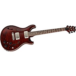 PRS Hollowbody II Flame Maple Top And Piezo Electric Guitar w/ Moon Inlays Black Cherry Nickel Hardware