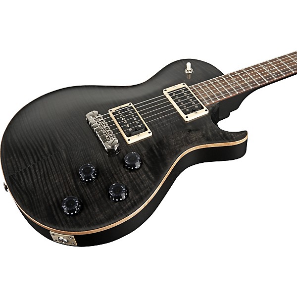PRS SC 250 Figured Maple Top, Wide Fat Neck, Moon Inlays and Stoptail Gray Black Nickel Hardware