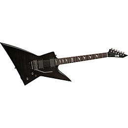 ESP LTD EX-401DX FLOYD ROSE ELECTRIC GUITAR See-Thru Black flamed maple top