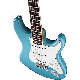 Open Box Fender Eric Johnson Stratocaster RW Electric Guitar Level 1 Tropical Turquoise