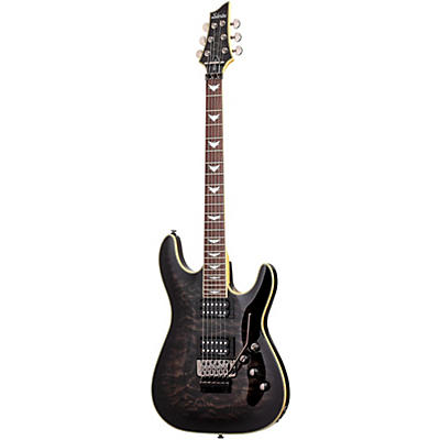 Schecter Guitar Research Omen Extreme-6 Fr Electric Guitar See-Thru Black for sale