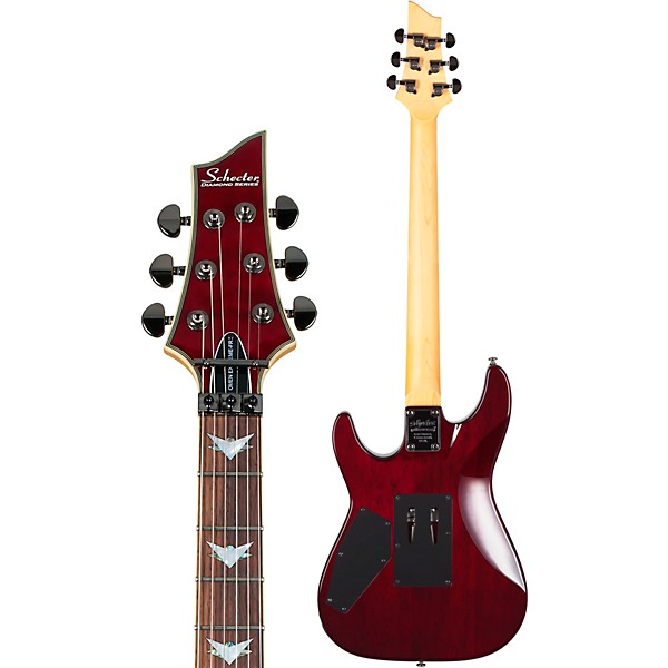 Schecter Guitar Research Omen Extreme-6 FR Electric Guitar Black Cherry