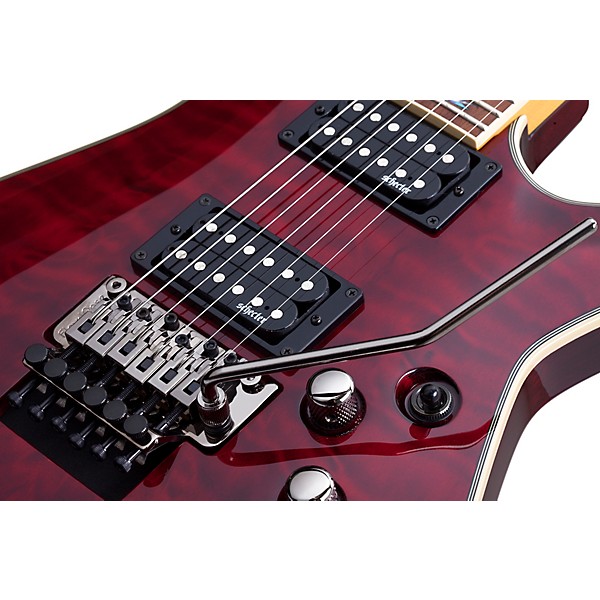 Schecter Guitar Research Omen Extreme-6 FR Electric Guitar Black Cherry