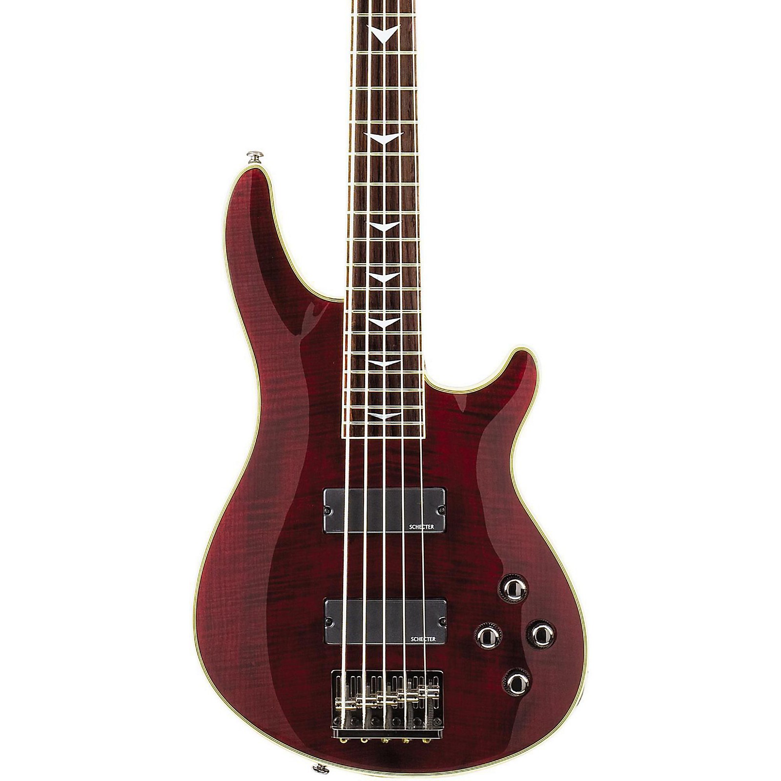 Schecter Guitar Research Omen Extreme-5 5-String Bass Guitar Black Cherry