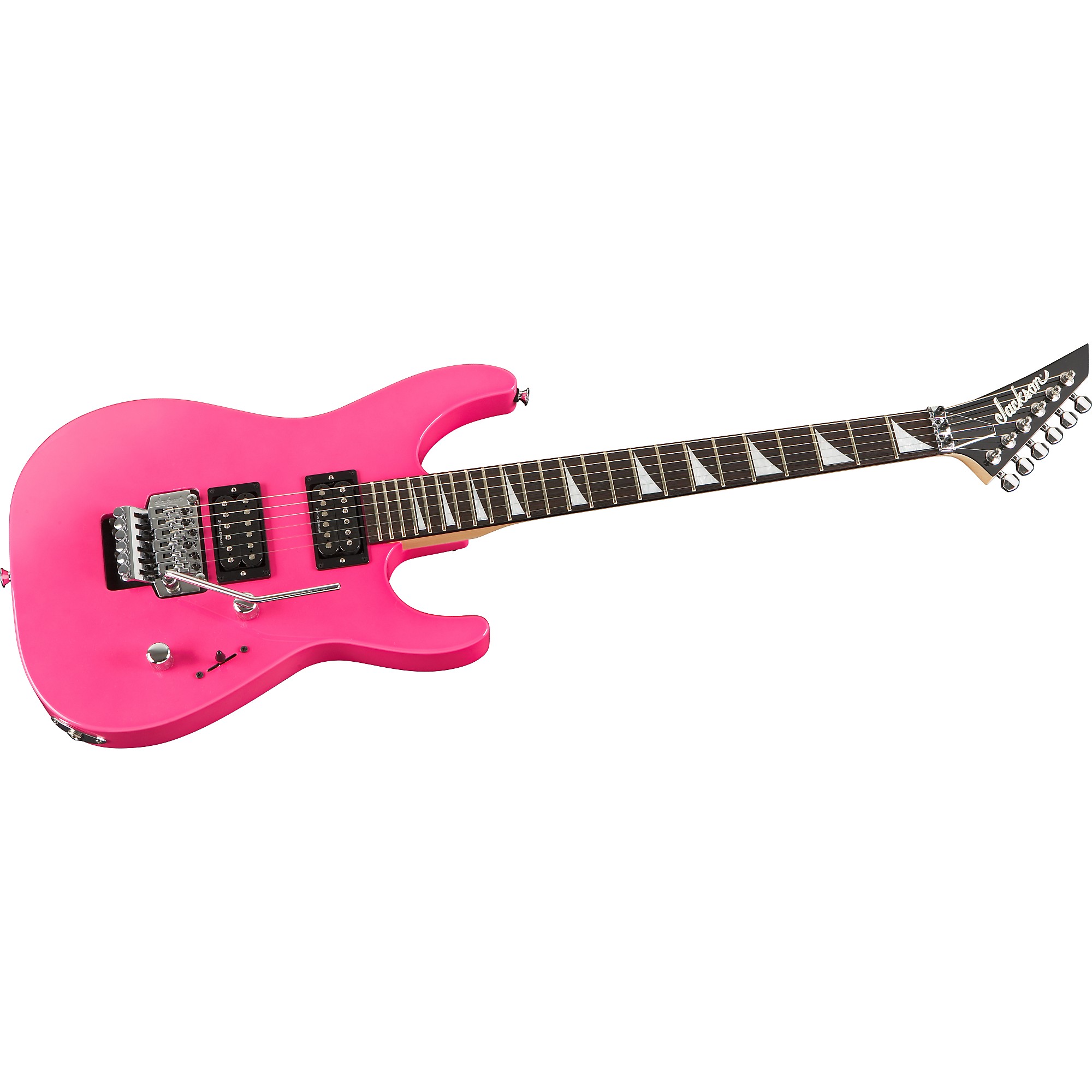 hot pink jackson guitar