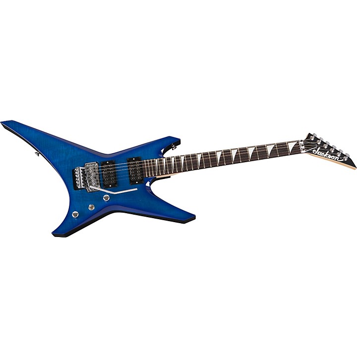 Jackson 日本製 blue Jackson WRXT Warrior Electric Guitar Transparent Blue