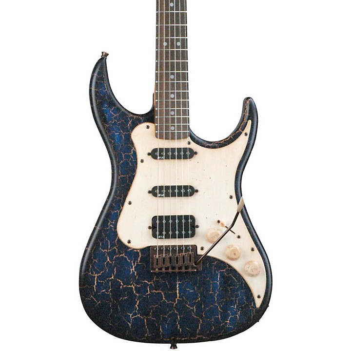 AXL Badwater SRO Electric Guitar Crackle Blue | Guitar Center