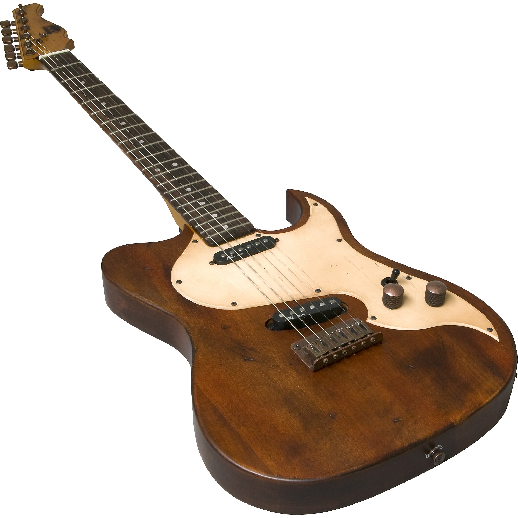 Badwater AXL Guitar Electric SRO Axl Distressed Guitars | - Brown