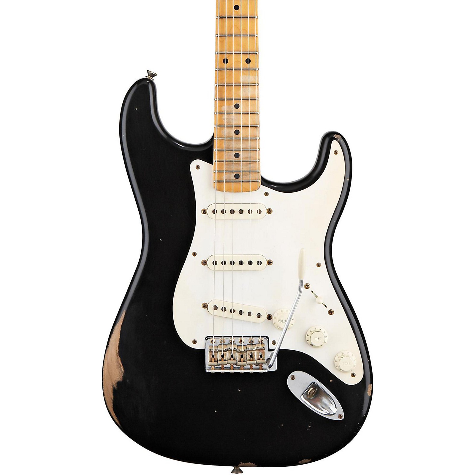 black road worn stratocaster