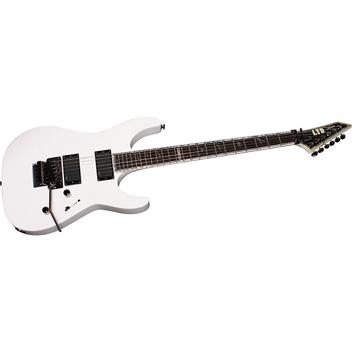ESP LTD EC-1000 DELUXE ホワイト ESP LTD Deluxe M-1000 Electric Guitar Snow White | Guitar Center